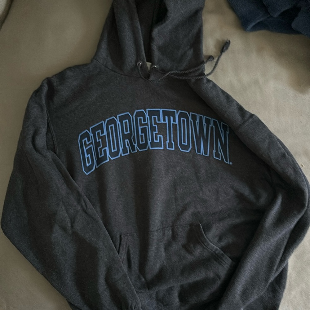 Dark gray Georgetown sweatshirt. Barely worn